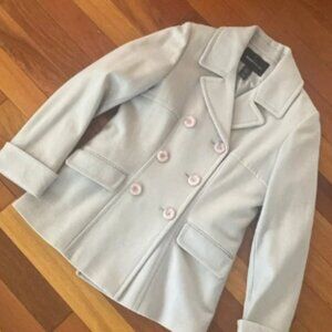 Victoria's Secret Wool Pea coat Size Large Gray Moda International